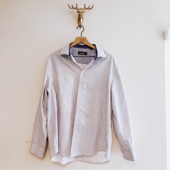 Nicole Miller Men’s Purple Dress Shirt Size XL - Picture 1 of 8